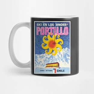 Portillo,Chile,Ski Poster Mug